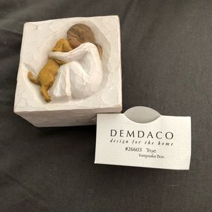 NWOT Willow Tree True Friend Angel Trinket Box